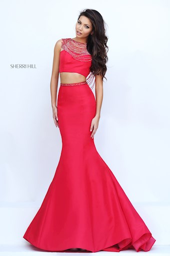 Sherri Hill 50030 #0 default Red frontface vertical thumbnail