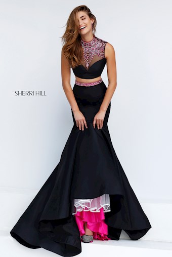 Sherri Hill 50033 #4 Black vertical thumbnail