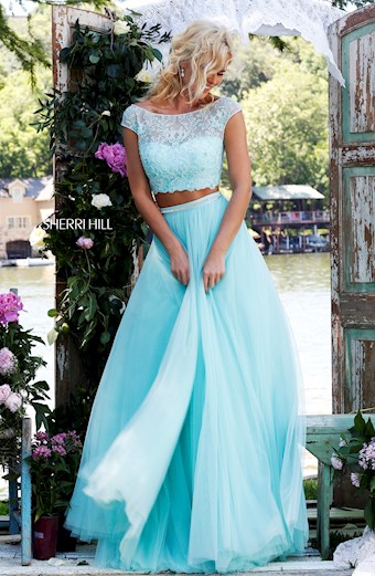 Sherri Hill 50038 #16 Light Blue vertical thumbnail