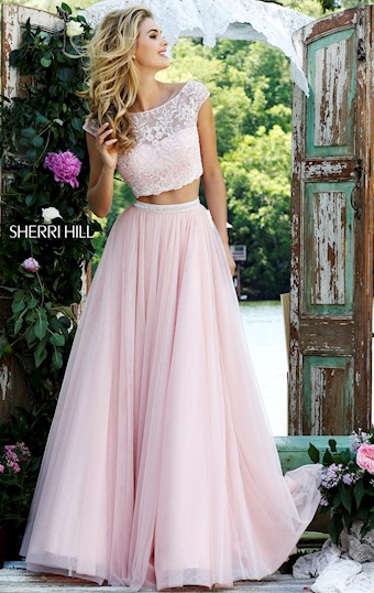 Sherri Hill 50038 #7 Blush vertical thumbnail