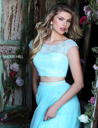 Sherri Hill 50038 #5 Light Blue vertical thumbnail