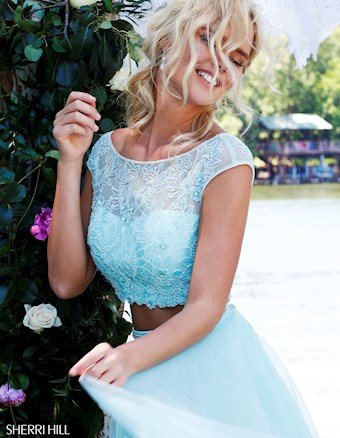 Sherri Hill 50038 #6 Light Blue vertical thumbnail