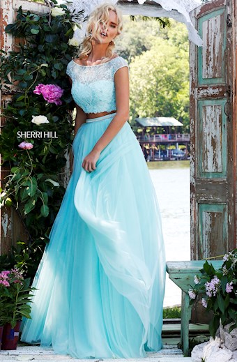 Sherri Hill 50038 #1 Light Blue vertical thumbnail