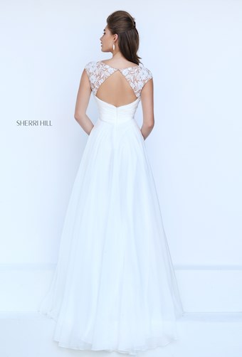 Sherri Hill 50045 #3 Ivory vertical thumbnail