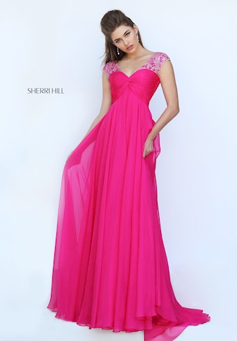 Sherri Hill 50045 #5 Fuchsia vertical thumbnail
