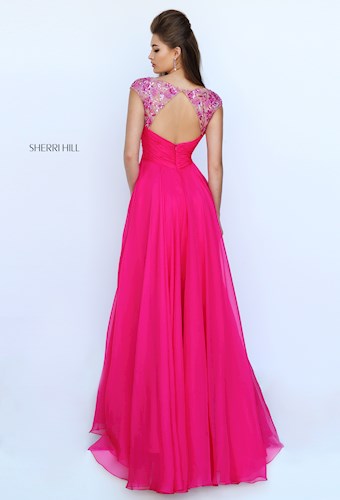 Sherri Hill 50045 #7 Fuchsia vertical thumbnail