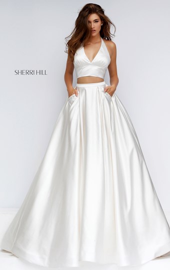 Sherri Hill 50053 #20 Ivory vertical thumbnail