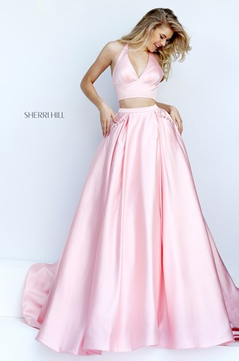 Sherri Hill 50053 #7 Blush vertical thumbnail