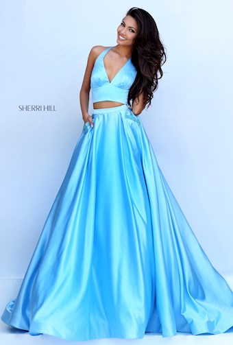 Sherri Hill 50053 #1 Blue vertical thumbnail