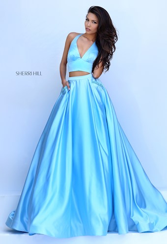 Sherri Hill 50053 #14 Blue vertical thumbnail