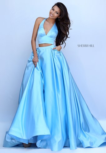 Sherri Hill 50053 #8 Blue vertical thumbnail