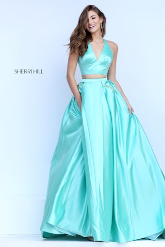 Sherri Hill 50053 #3 Green vertical thumbnail