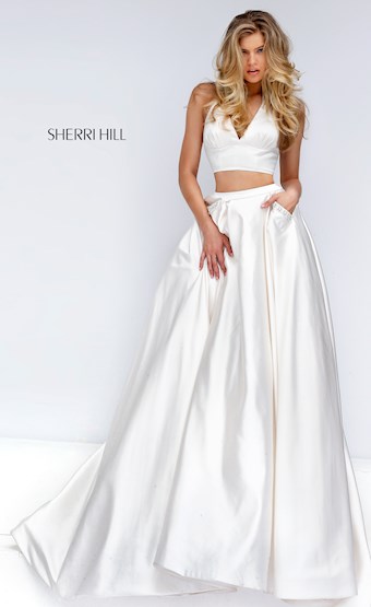 Sherri Hill 50053 #15 Ivory vertical thumbnail
