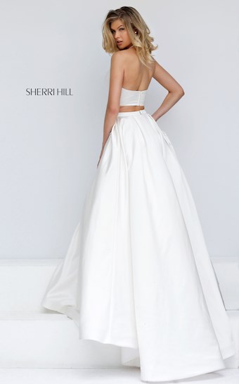 Sherri Hill 50053 #12 Ivory vertical thumbnail