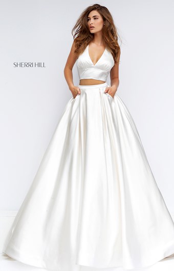 Sherri Hill 50053 #16 Ivory vertical thumbnail