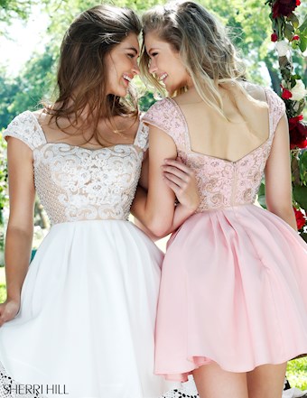 Sherri Hill 50054 #2 Ivory/Nude Blush/Nude vertical thumbnail