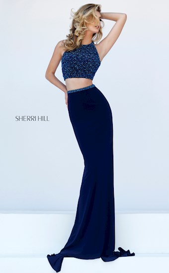Sherri Hill 50062 #1 Navy vertical thumbnail