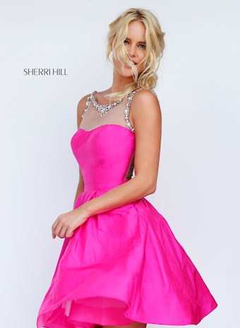 Sherri Hill 50066 #2 Fuchsia vertical thumbnail