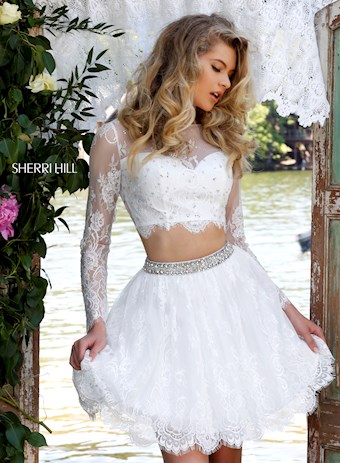 Sherri Hill 50073 #3 Ivory vertical thumbnail
