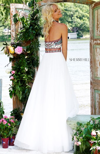 Sherri Hill 50075 #17 Ivory/Multi vertical thumbnail