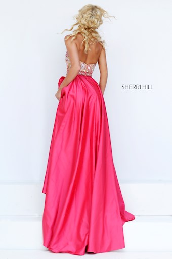 Sherri Hill 50076 #4 Nude/Coral vertical thumbnail