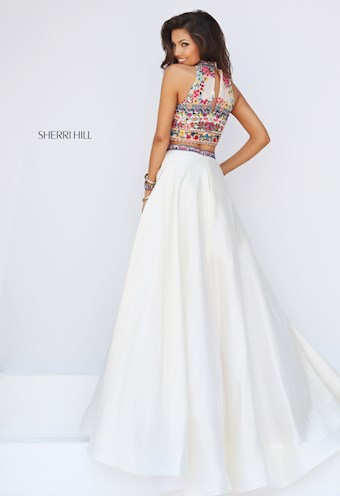 Sherri Hill 50080 #4 Ivory/Multi vertical thumbnail