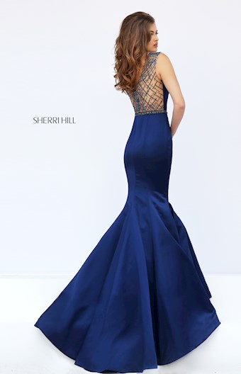Sherri Hill 50081 #1 Navy vertical thumbnail