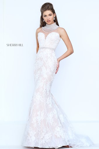 Sherri Hill 50083 #2 Ivory/Nude vertical thumbnail
