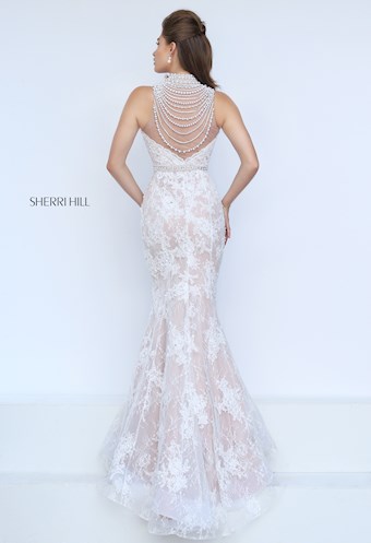 Sherri Hill 50083 #1 Ivory/Nude vertical thumbnail
