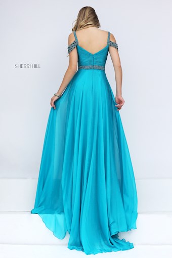 Sherri Hill 50086 #9 Turquoise vertical thumbnail