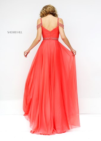 Sherri Hill 50086 #3 Coral vertical thumbnail