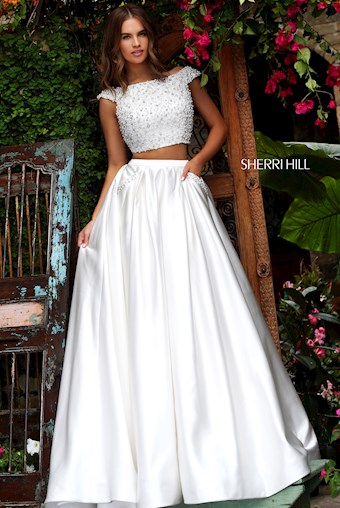 Sherri Hill 50088 #4 Ivory vertical thumbnail