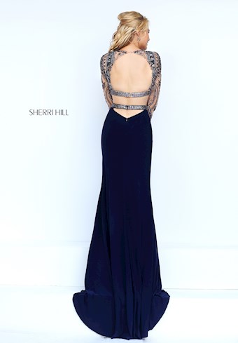 Sherri Hill 50097 #3 Navy vertical thumbnail