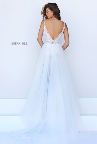 Sherri Hill 50104 #1 Ivory/Nude vertical thumbnail