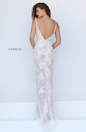 Sherri Hill 50104 #3 Ivory/Nude vertical thumbnail