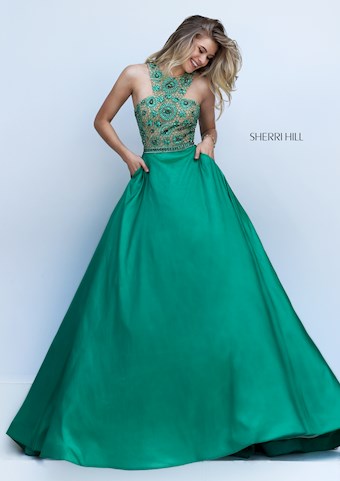 Sherri Hill 50106 #3 Emerald vertical thumbnail