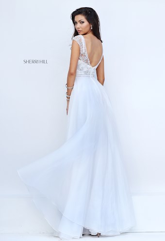 Sherri Hill 50132 #4 Ivory vertical thumbnail