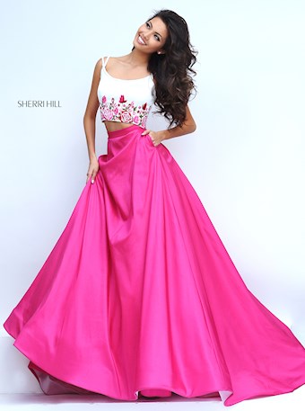 Sherri Hill 50139 #0 default Fuchsia frontface vertical thumbnail