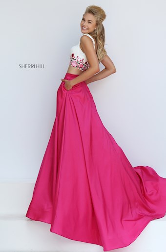 Sherri Hill 50139 #4 Fuchsia vertical thumbnail