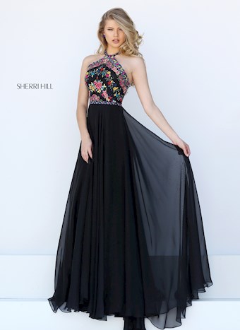 Sherri Hill 50149 #3 Black/Multi vertical thumbnail