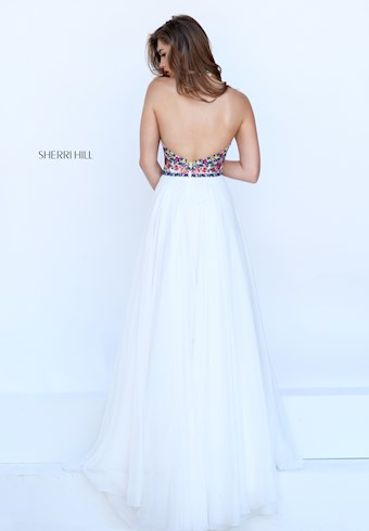 Sherri Hill 50149 #4 Ivory/Multi vertical thumbnail