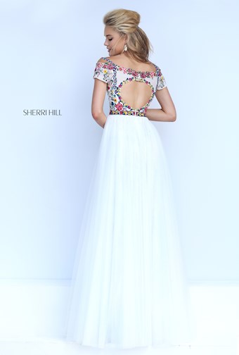 Sherri Hill 50151 #13 Ivory/Multi vertical thumbnail