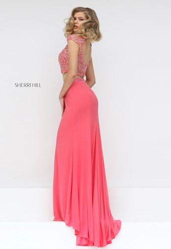 Sherri Hill 50154 #8 Coral vertical thumbnail
