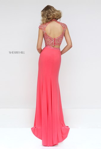 Sherri Hill 50154 #4 Coral vertical thumbnail