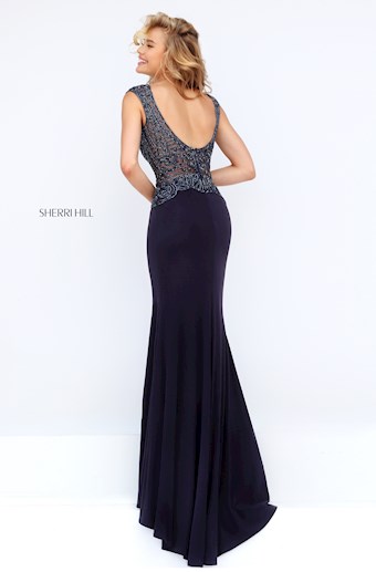 Sherri Hill 50159 #2 Gunmetal vertical thumbnail