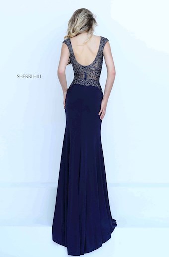 Sherri Hill 50159 #1 Gunmetal vertical thumbnail