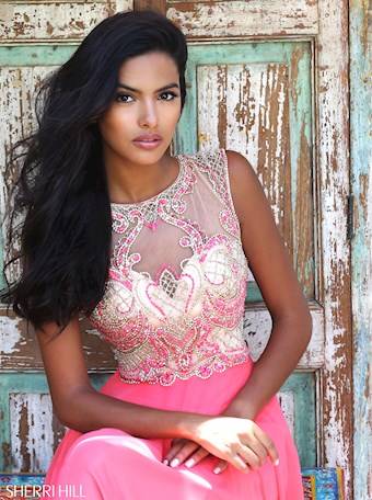 Sherri Hill 50160 #6 Coral vertical thumbnail