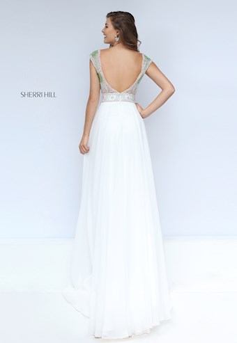 Sherri Hill 50164 #7 Ivory/Multi vertical thumbnail