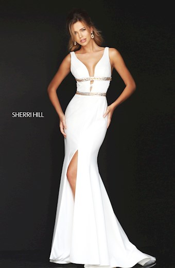 Sherri Hill 50184 #6 Ivory vertical thumbnail