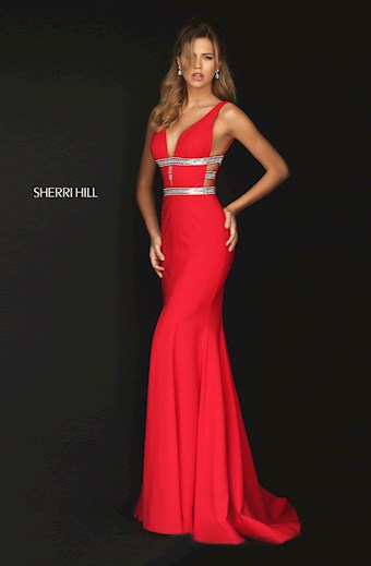 Sherri Hill 50184 #10 Red vertical thumbnail